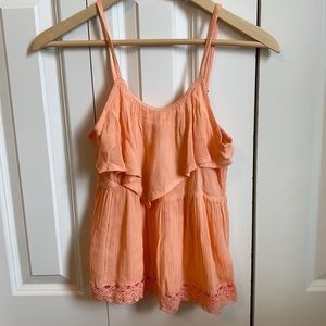 O’Neill bright coral tank top